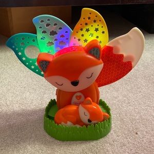 Musical nightlight fox sound machine